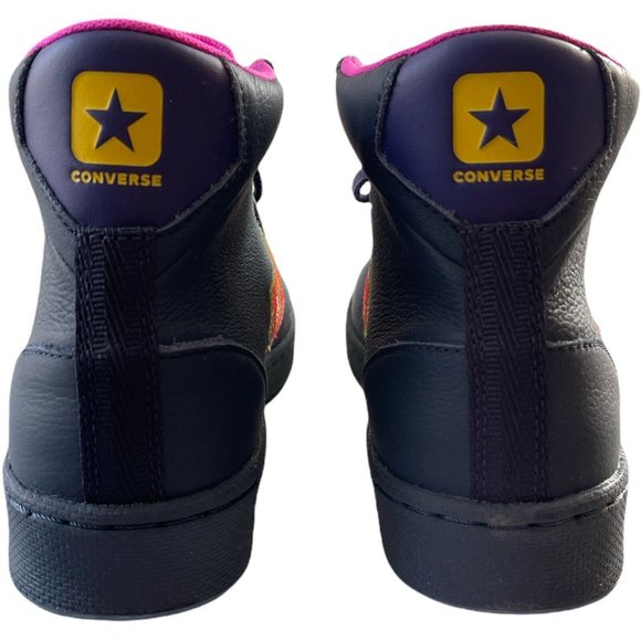 Unisex M9.5 W11 Converse Heart Of The City Pro Leather Hi Obsidian Hyper Magenta - Picture 12 of 12